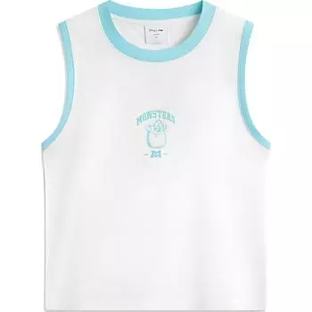 Женская майка LiNing x Disney цвета слоновой кости