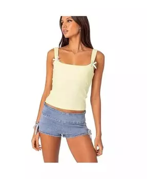 Женская майка Lola в рубчик Edikted, желтый