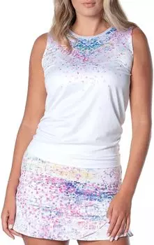 Женская майка Lucky In Love Brick-Fiti с завязкой на спине, мультиколор