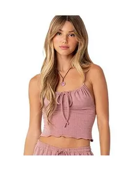 Женская майка Lumi с пуантами Edikted, розовый