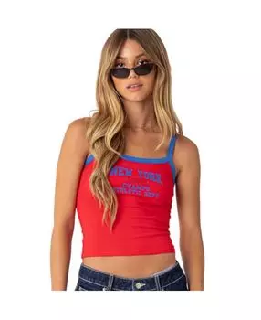 Женская майка Нью-Йорк Edikted, красный