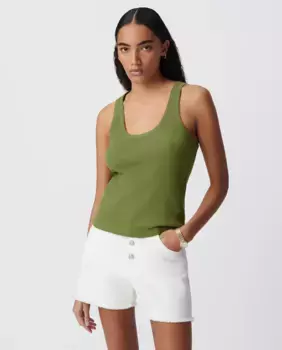 Женская майка на бретелях IKKS, зеленый