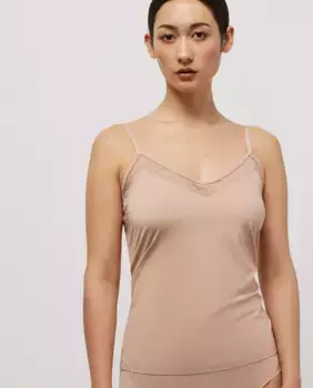 Женская майка на бретелях из цветочного кружева Ysabel Mora, цвет Natural