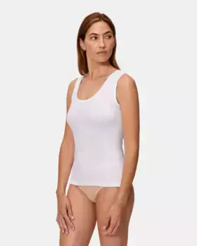 Женская майка на широких бретелях без боковых швов Playtex, белый