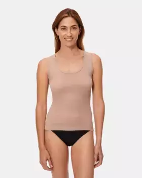 Женская майка на широких бретелях без боковых швов Playtex, цвет Natural