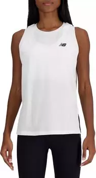 Женская майка New Balance Unity Of Sport Essentials Heathertech, белый