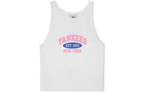 Женская майка New York Yankees цвета экрю MLB, Ecru