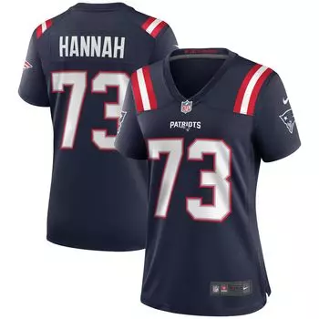 Женская майка Nike John Hannah Navy New England Patriots Game Retired Player Nike