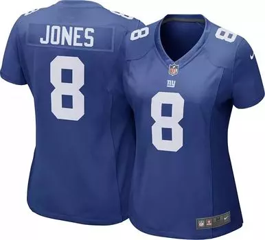 Женская майка Nike New York Giants Daniel Jones #8 Royal Game