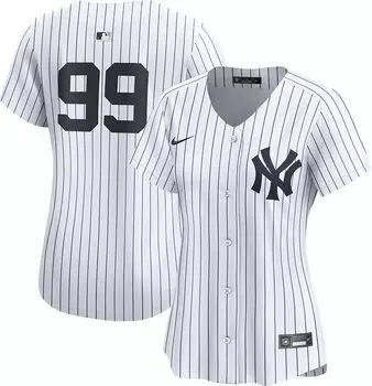 Женская майка Nike New York Yankees Aaron Judge #99 White Home Limited Vapor