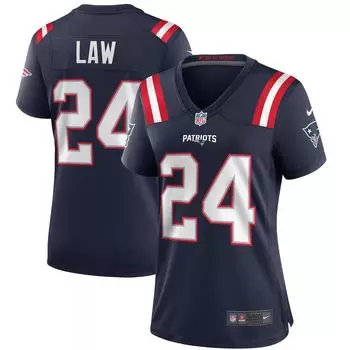 Женская майка Nike Ty Law Navy New England Patriots Game Retired Player Nike