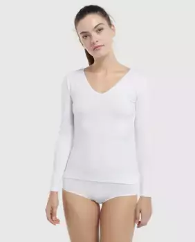 Женская майка Original Sin с длинными рукавами Pecado Original, белый