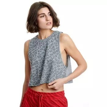 Женская майка первобытный инстинкт Body Talk, серый