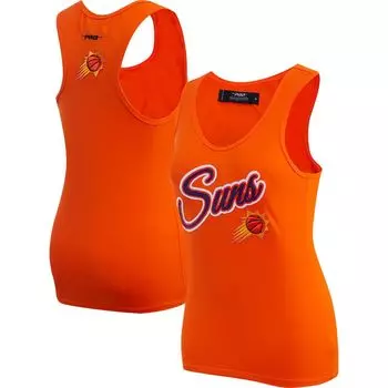 Женская майка Pro Standard оранжевого цвета с надписью Phoenix Suns