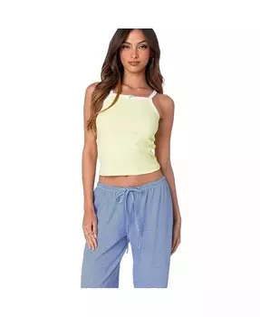 Женская майка Ramira контрастного цвета Edikted, желтый