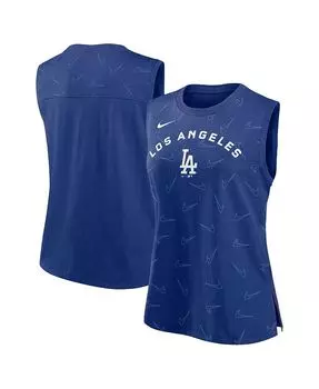 Женская майка Royal Los Angeles Dodgers Muscle Play Nike, синий
