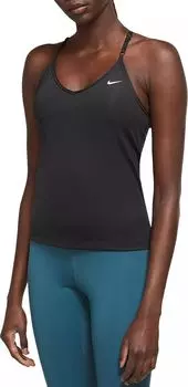 Женская майка с бюстгальтером Indy Bra Nike, черный