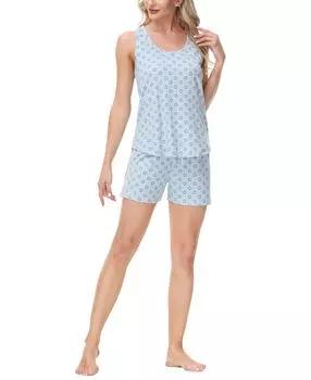 Женская майка с коротким комплектом Beautyrest, мульти