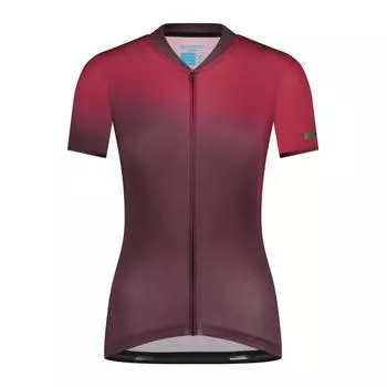 Женская майка с короткими рукавами EVOLVE Avventura SHIMANO, матово-розовая