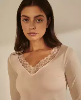 Женская майка с внутренними бретелями M/L nfasis, цвет 250 Nude