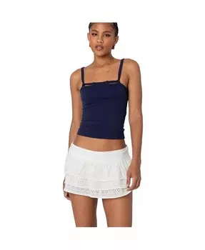 Женская майка с вырезом на петле Edikted, синий