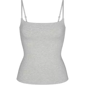 Женская майка светло-серого цвета Skims