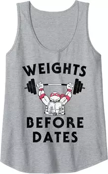 Женская майка Teenage Mutant Ninja Turtles Before Dates, серый вереск