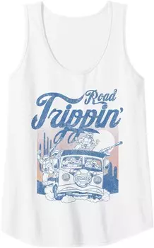 Женская майка Teenage Mutant Ninja Turtles Vintage Road Squad, белый