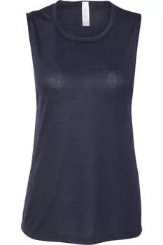 Женская майка-топ BELLA + CANVAS Flowy Scoop Muscle, цвет midnight
