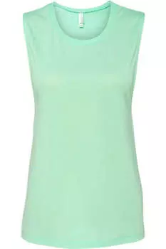 Женская майка-топ BELLA + CANVAS Flowy Scoop Muscle, цвет mint