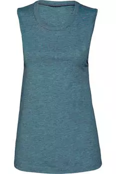 Женская майка-топ из джерси Bella + Canvas, цвет deep teal heather