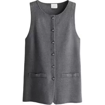 Женская майка-топ, темно-серая, смешанная H&M, Mixed Dark Gray