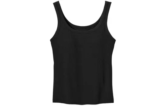 Женская майка Uniqlo, черный