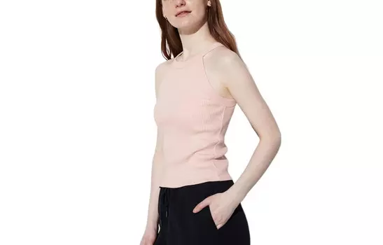 Женская майка Uniqlo, розовый