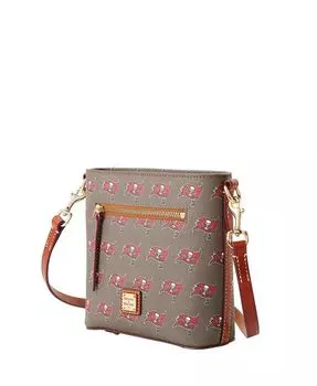 Женская маленькая фирменная сумка через плечо на молнии Tampa Bay Buccaneers Dooney & Bourke, серый