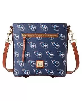 Женская маленькая фирменная сумка через плечо на молнии Tennessee Titans Dooney & Bourke, мультиколор