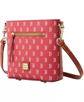 Женская маленькая сумка через плечо на молнии Boston Red Sox Signature Dooney & Bourke, красный