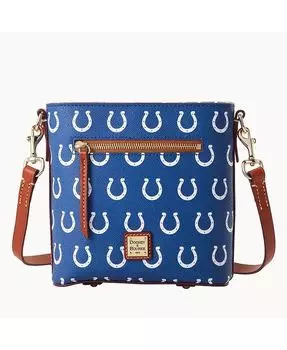 Женская маленькая сумочка через плечо на молнии Indianapolis Colts Signature Dooney & Bourke, синий