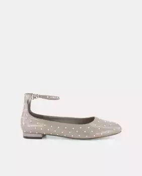 Женская Мэри Джейн с шипованным браслетом Green Coast, серый