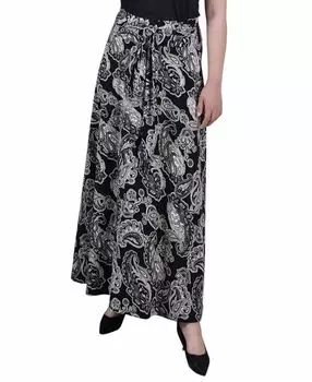 Женская макси-юбка missy с поясом на талии NY Collection, мульти