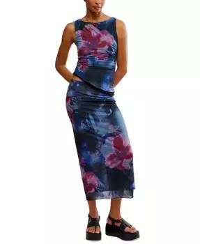 Женская макси-юбка Sunset Mesh Free People, фиолетовый