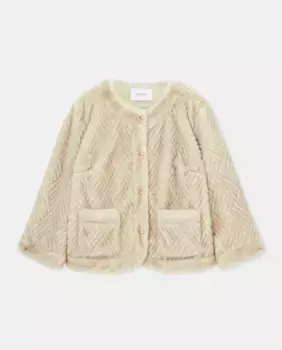 Женская меховая куртка Couchel, цвет 120 Crudo