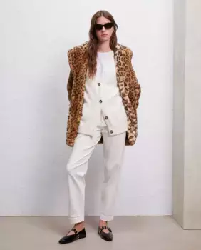 Женская меховая куртка Easy Wear, цвет 820 Gris Medio