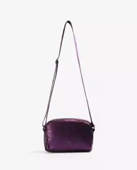 Женская металлическая сумка через плечо с застежкой-молнией Scalpers, пурпурный