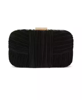 Женская мини-клатч Cleo с плиссированной лентой Jewel Badgley Mischka, черный
