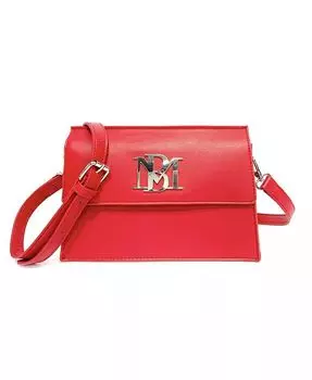 Женская мини-сумка через плечо Badgley Mischka, красный