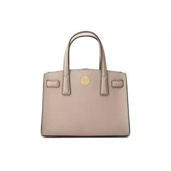 Женская мини-сумка через плечо Walker из коровьей кожи, серая TORY BURCH