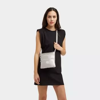 Женская мини-сумка Keiko Kipling, легкая регулируемая сумка, прочная сумка через плечо на ремне, металлическое свечение, 8 Д X 9 В X 1,25 Г (США)