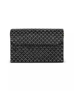 Женская мини-трапеция с узором из кристаллов в стиле Анны Эдвардианской эпохи Jewel Badgley Mischka, черный