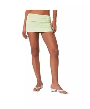 Женская мини-юбка Keke Edikted, зеленый